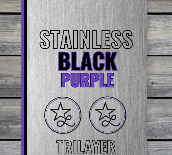 Wild Souls Never Die Buckle Stainless Acrylic Patch - LoneStar Adhesive