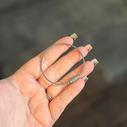 Wire Cable Keychain Thingie - LoneStar Adhesive