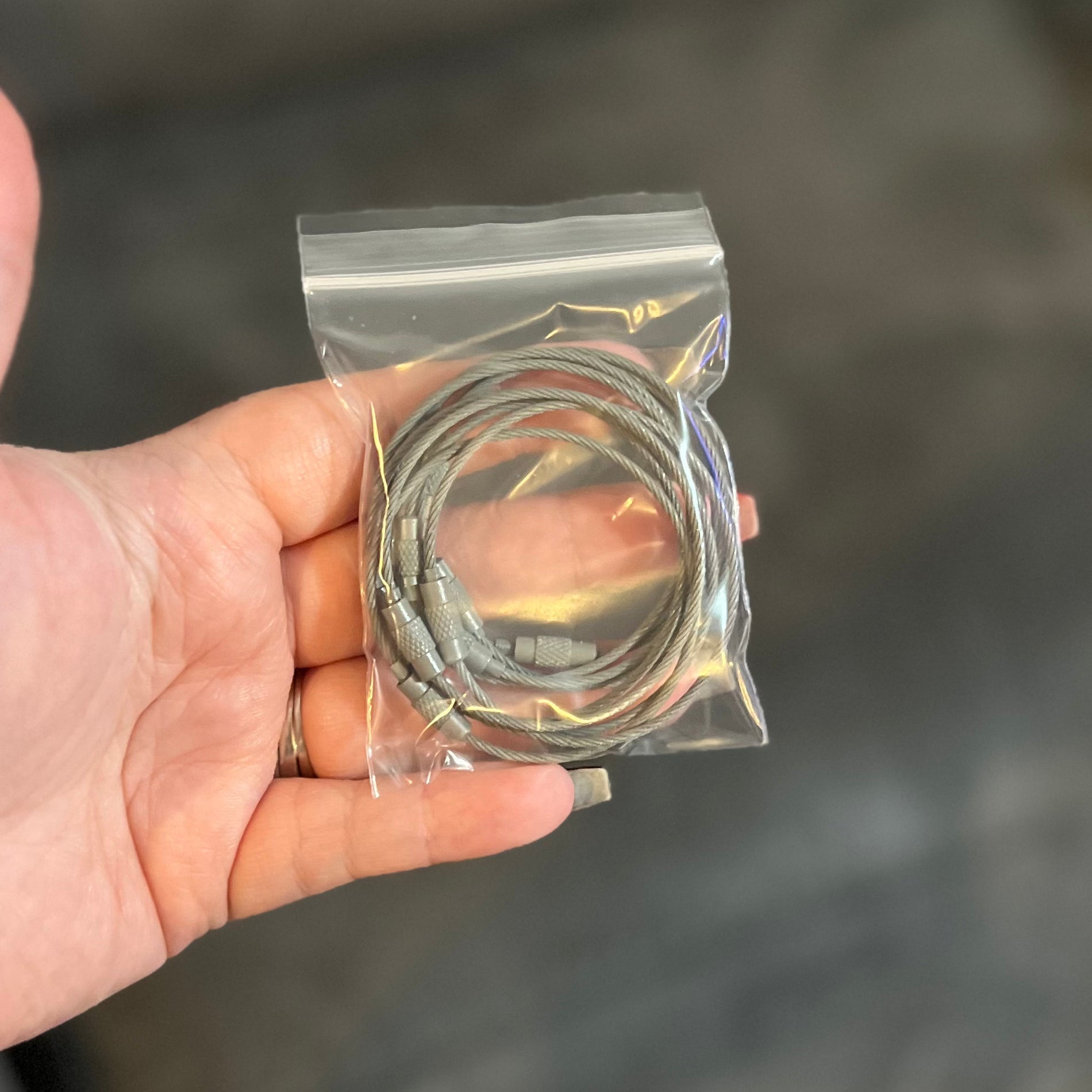 Wire Cable Keychain Thingie - LoneStar Adhesive