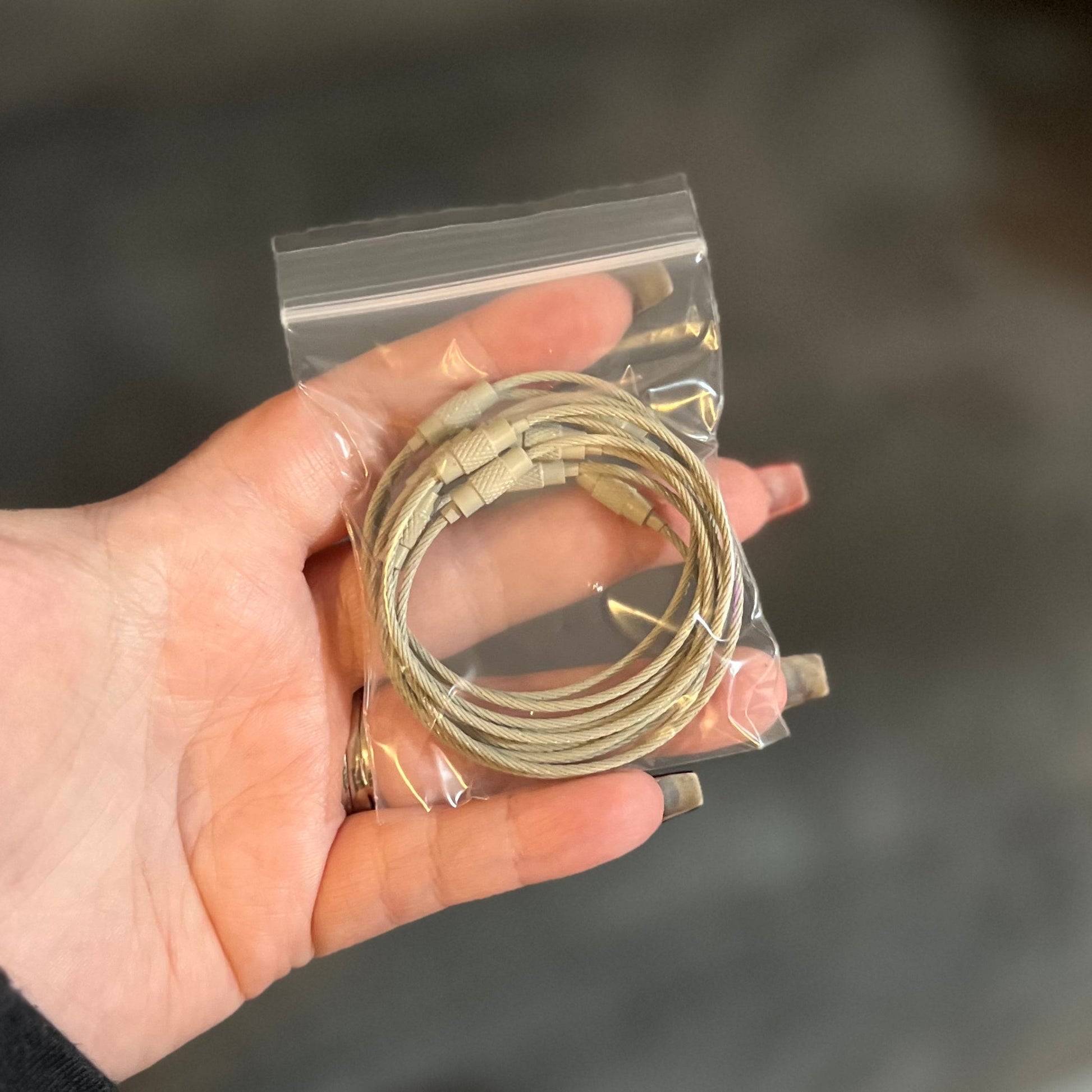 Wire Cable Keychain Thingie - LoneStar Adhesive