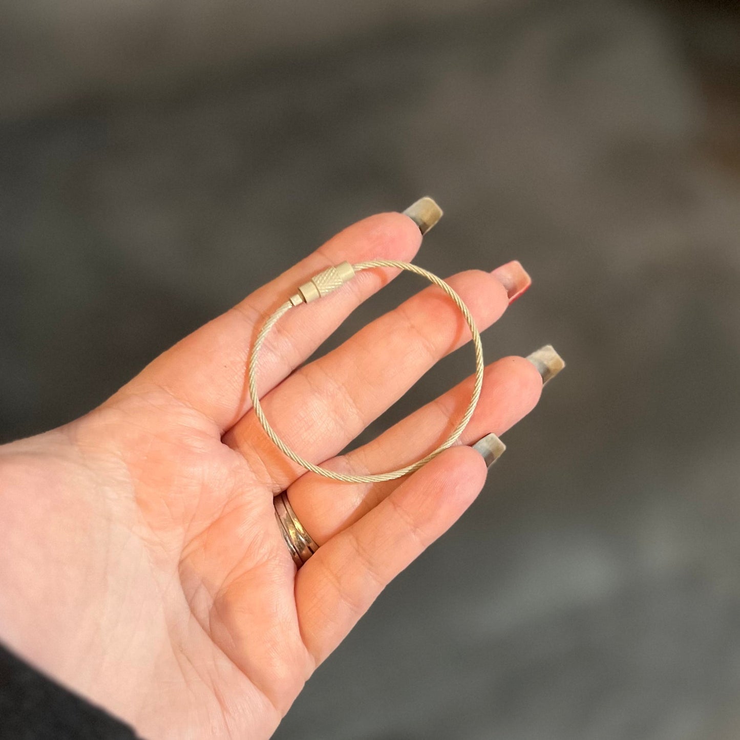 Wire Cable Keychain Thingie - LoneStar Adhesive