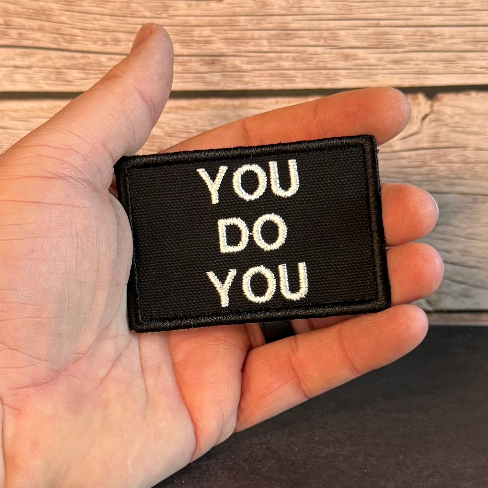 You Do You Funny Morale Patch, 2x3" | Made in USA | VELCRO® Brand Hook Backing - LoneStar Adhesive