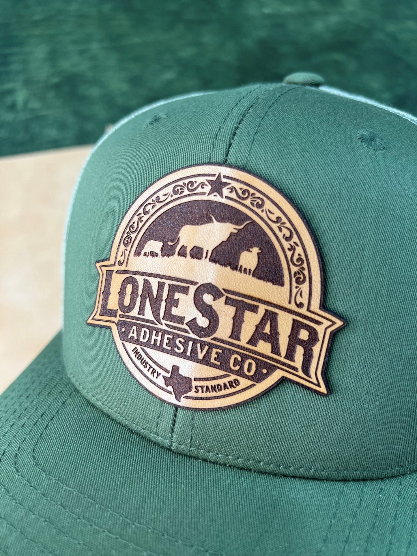 Jersey Tan Top-Grain Leather Panels (12x18) - #LoneStar Adhesive#